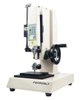 Digital Force Gauge 500N Push Pull Gauge With Test Stand USB Data Output For Accurate Bench Top Testing And Measurements Zero Point Five Percent Accuracy 500N Capacity 180 Millimeter Travel on bench stand