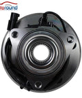 Top view of Beefed-Up Front Wheel Bearing Hub Assembly 515126 For Dodge Ram 1500 2009 2010 2011 With ABS 5 Lug Front Axle