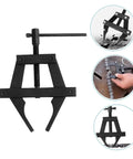 Beefy Motorcycle Chain Tensioner Tool Heavy Duty Steel Chain Adjuster from above, ideal for dirt bikes and street rides.