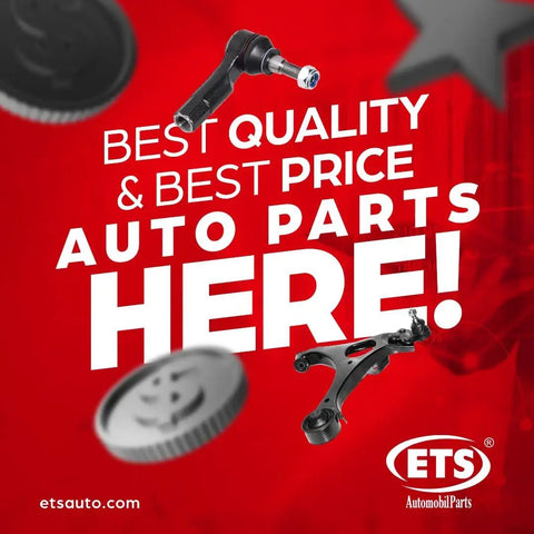 4 Piece Inner And Outer Tie Rod End Kit For Dodge Ram 1500 2006 Through 2012 5 Lug Models Beefed Up Durability Backed By A 3 Year Warranty With Precision Fit For Reliable Alignment And Smooth Handling., tie rod ends on red automotive parts graphic