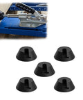 High Quality Top Tier Replacement Clamp Pads For Pocket Hole Jigs set of five black rubber pads for clamping tools.