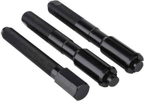 Inner Cam Bearing Installer And Puller Tool For Harley Twin Cam Engines 1999 To 2017 All Models, set of three steel components.