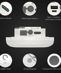 Detailed components of the Hanging Camping Tent Light LED Rechargeable Portable Lantern Waterproof Outdoor Camp Lamp