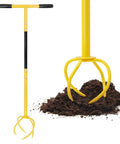 Manual Twist Tiller For Gardening With Seventeen Inch Arc Handle And Ergonomic Grip Garden Claw Cultivator Steel Tiller For Loosening Soil Aeration Weeding Lawn Care Bed And Planter Box