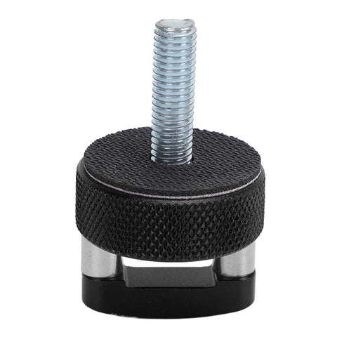 Premium Grade No Sweat Quick Swap Thumb Screws For Bronco Hardtop M8 1 25 with black textured knob and screw.