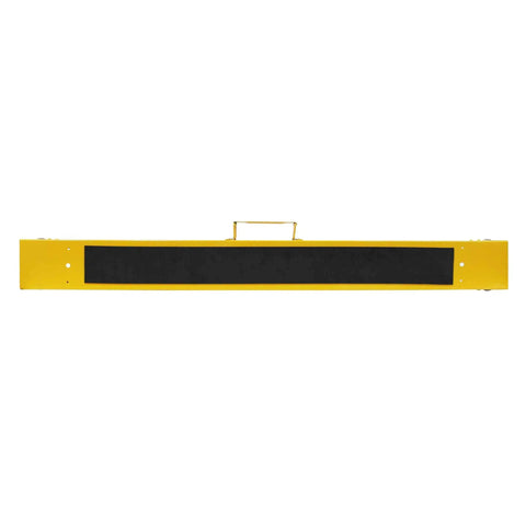 Rock Solid Portable Folding Sawhorse Heavy Duty Steel Work Stand Twin Pack With Anti Slip Eva Work Surface And Built In Carry Handle