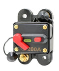 Built Sick Super Heavy Duty 12V To 48Vdc Resettable Circuit Breaker With Badass Auto Reset Fuse, 200A rated switch.