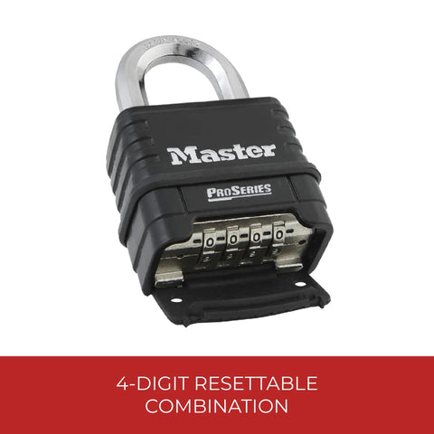 Heavy Duty 1178 Combination Padlock With Bottom Shackle In Black And Silver Weatherproof Security Lock