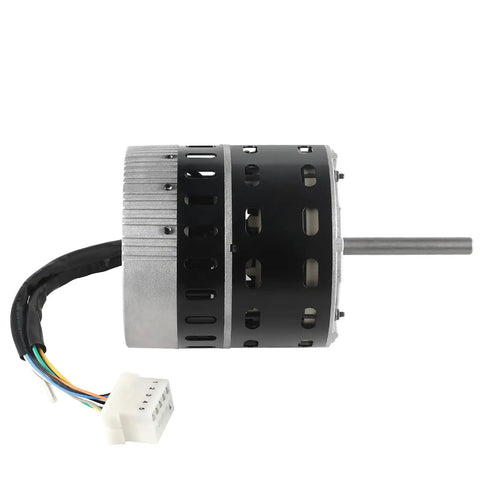 Heavy Duty 1/2 Hp X13 Ecm Furnace Blower Motor Replaces 6205e At 1050 Rpm showing motor with wiring harness for installation.