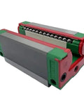 Slick Metal Linear Motion Guide Slider Featuring Badass CGH25CA Carriage Block Rails with precision ball bearings and compact design.