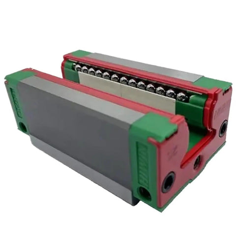 Slick Metal Linear Motion Guide Slider Featuring Badass CGH25CA Carriage Block Rails with precision ball bearings and compact design.