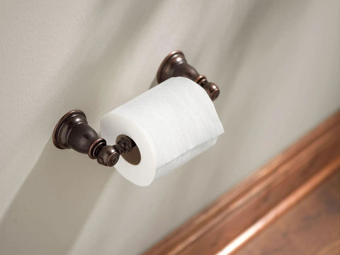 Kingsley Pivoting Toilet Paper Holder In Oil Rubbed Bronze With Easy Change Pivot Post For Quick Roll Changes And A Sturdy Mount
