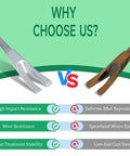 Comparison of 30 Inch Halligan Tool For Emergency Breaching And Rescue Use with ordinary tool showing impact, wear resistance, and stability.