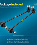 Two-piece front sway bar links with ball-joint ends for Audi and VW models.