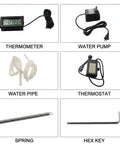 Heavy Duty Acrylic Bending Machine 110V Thermal Sheet Bender accessories including thermometer, water pump, and thermostat.