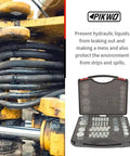 Heavy Duty Pro Grade JIC And ORFS Hydraulic Cap And Plug Kit 160 Piece Master Fittings Set for Hose Tube and Pipe