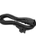 Dang Solid 9.8 Foot C14 To C5 Power Extension Cord With Snug Molded Fit For Computers Monitors And Desk Setups, black cable.