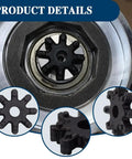 Hella Tough Flexible Steering Coupler For Hyundai Sonata Kia Optima Soul Azera 2Pcs Polyurethane Steering Column Motor Joint showing detailed inner design.