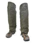 Tactical Leg Gaiters For Outdoor Hunting And Hiking Ultralight Waterproof Breathable Anti Tear Oxford Fabric with full zip