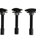 Heavy Duty 3pc Rear Axle Bearing Puller Kit Solid Steel Extractor Installer 3 Sizes For Auto Main Bearing Tubes Fits Many Rides
