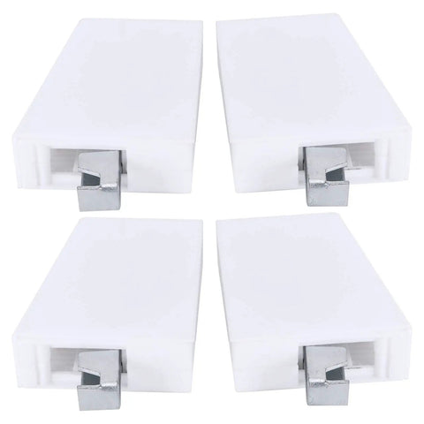 Beefy Heavy Duty Adjustable Wall Cabinet Hanger Bracket Set With Mounting Plate Aluminum Construction 110kg Per Pair Load four brackets