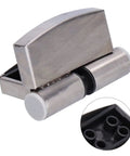 Rock Solid Gravity Hinges For Left Hand Interior Doors Self Closing Hydraulic Hardware with stainless steel and ball bearing design.