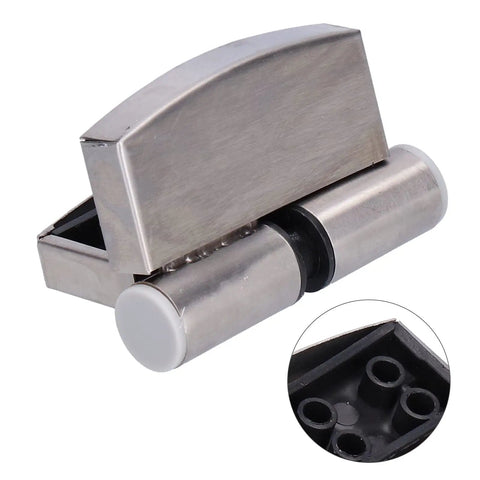 Rock Solid Gravity Hinges For Left Hand Interior Doors Self Closing Hydraulic Hardware with stainless steel and ball bearing design.