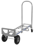 Lightweight Cargo Trolley With Rust Proof Build Wear Resistant Cart in four-wheel platform mode for warehouse and retail tasks.