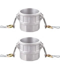 Heavy Duty 3 Inch Aluminum Cam Lock Fittings Quick Swap Cam And Groove Hose Connector Type D Barbed Coupler with silver finish.