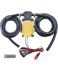 Professional Heavy Duty Gasoline Powered Water Transfer Pump with hoses and switch for efficient oil transfer.