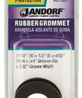 Packaging front view of Rubber Grommet For Case Fans Leaky Faucets And Hoses Inner Diameter 0.5 Inch Outer Diameter 0.96875 Inch Thickness 0.28125 Inch