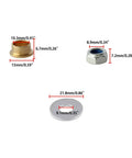 Dimensions of components from Door Hinge Pin And Bushing Repair Kit For 1999 Up GMC Sierra Silverado Chevy Truck SUV