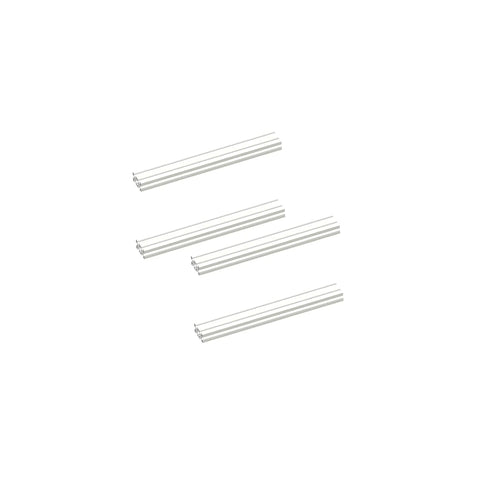 2040 Aluminum Extrusion Profile Kit Four 300mm Bars For DIY 3D Printer CNC And Workbench Builds European Standard T Slot Frame With High Strength Anodized Finish Easy Assembly Versatile Modular Rails, four silver aluminum bars