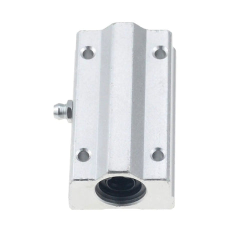 Two Pack Linear Motion Bearing Blocks Beefed Up With SCS10UU to SCS30UU And SCS10LUU to SCS20LUU For CNC Parts And 3D Printer Projects 10 To 30mm Length Precision Machine Tools Smooth Glide Bearings Built For Durability And Precision, aluminum bearing block