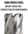 Drill America DWC5-530-116 5/8 x 1 in high-speed steel annular cutter, DWC series, close-up view