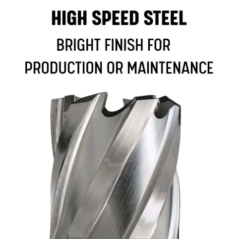 Drill America DWC5-530-116 5/8 x 1 in high-speed steel annular cutter, DWC series, close-up view