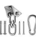Heavy Duty Hammock Hanging Kit With 1000 Pound Capacity And 360 Degree Rotate Swing Hooks For Indoor Outdoor Use Real Easy Setup