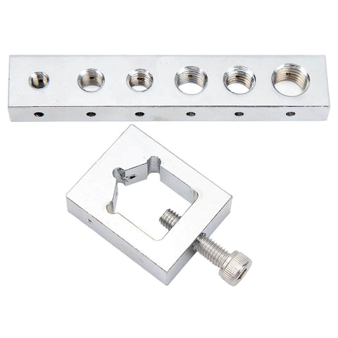 Must Have Nut Bolt Drill Jig Set For Precise Locking Wire Cross Drilling With Thread Sizes M12 M10 M8 M6, metal components view