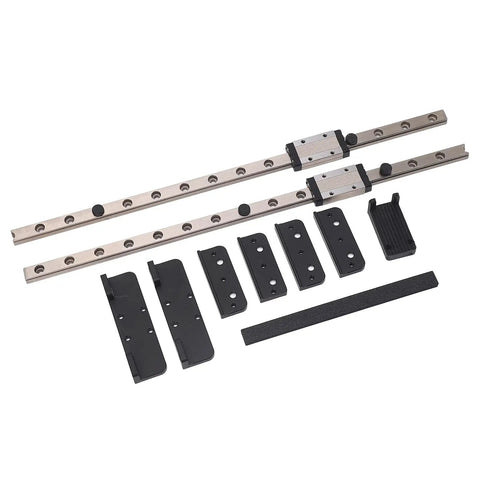 Game Changing Low Friction Y Axis Guide Rail Upgrade For 3D Printer High Carbon Steel Linear Sliding Rail Kit with blocks