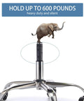 Office Chair Gas Lift Cylinder Stop Replacement Easy Install Clamp No More Sinking For Large Piston Cylinders Durable Injection Molded Plastic Replacement Part For Office Chairs shown with elephant on top.