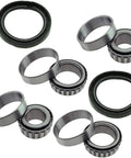 Six Piece Front Wheel Hub Bearing Seal Assembly Replacement Set For Toyota 4Runner 1990 To 1995 Pickup 1975 To 1995 And Tacoma 1995 To 2004 WTA5 WTA3 WS1948 Heavy Duty