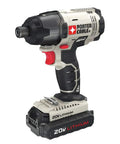 20V Max Cordless Drill and Driver and Impact Driver Combo Kit With 1/2 Inch Chuck, side view of impact driver tool.