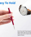 Watch Hands Repair Tool Kit With 5 Precision Hole Pusher Tools for hour, minute, second hands alignment, easy to hold tool with luxury watch.