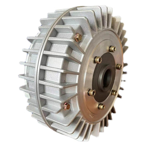 Powder Magnetic Clutch And Brake System With Hollow Shaft Housing Rotating Tensioner Electromagnetic Brake Motor