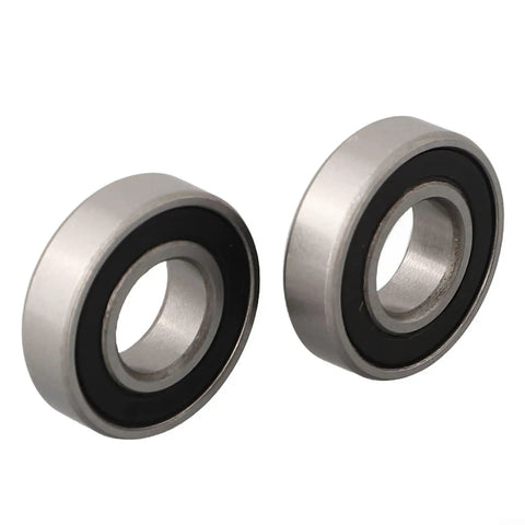 Thin Section 10x22x6mm Sealed Deep Groove Ball Bearing Set For Cycling Hub Front Replacement Parts Lightweight Stainless Steel Bearings For Bike Repair Kits 6900-2RS Style Fit Durable And Easy To Install, two sealed bearings