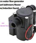 Portable Micro Hydro Generator 210mW Water Turbine Power Station DC 6V 1.4A Output Durable Nylon Fiberglass Build