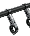 Carbon Fiber Handlebar Extender 9.45 Inch Long Cross Bar 22mm Diameter with dual clamps for bike motorcycle setup