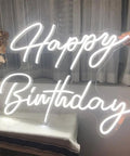 Neon LED Birthday Sign USB Powered Acrylic Wall Light For Party Vibes Teen Kids Bedroom Living Room Bar Mitzvah Gift Prom 16.3x10.2 Inches