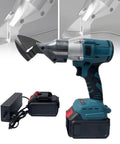 Cut Like A Boss With These Brushless Cordless Metal Cutting Shears 350W Electric Scissors with dual battery pack.
