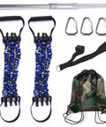 Aluminum Alloy Pilates Bar With Rubber Resistance Bands Door Anchor For Full Body Workout And On The Go Travel Gym Gear